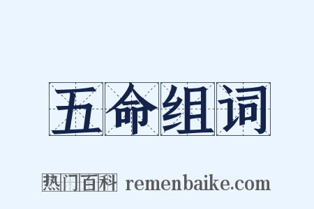 五命组词是什么意思的图片
